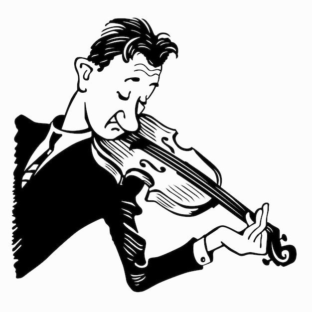 Vector violinista