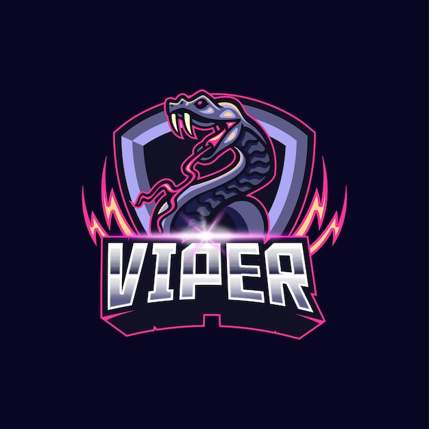 Viper logo esport mascota juegos