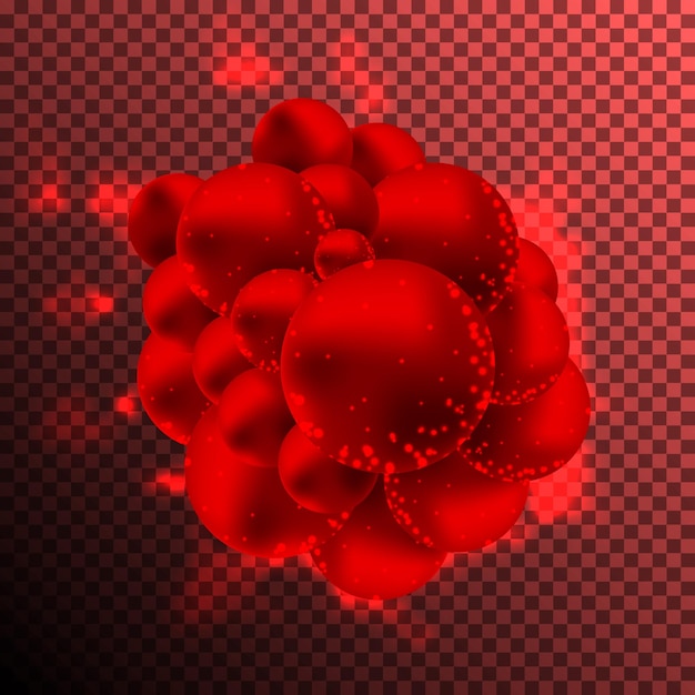 Virus de células bacterianas aislado sobre fondo transparente 2019nCoV China patógeno coronavirus respiratorio 2019nCoV Propagación de la gripe mundial Flechas del mapa mundial células flotantes del virus de la influenza