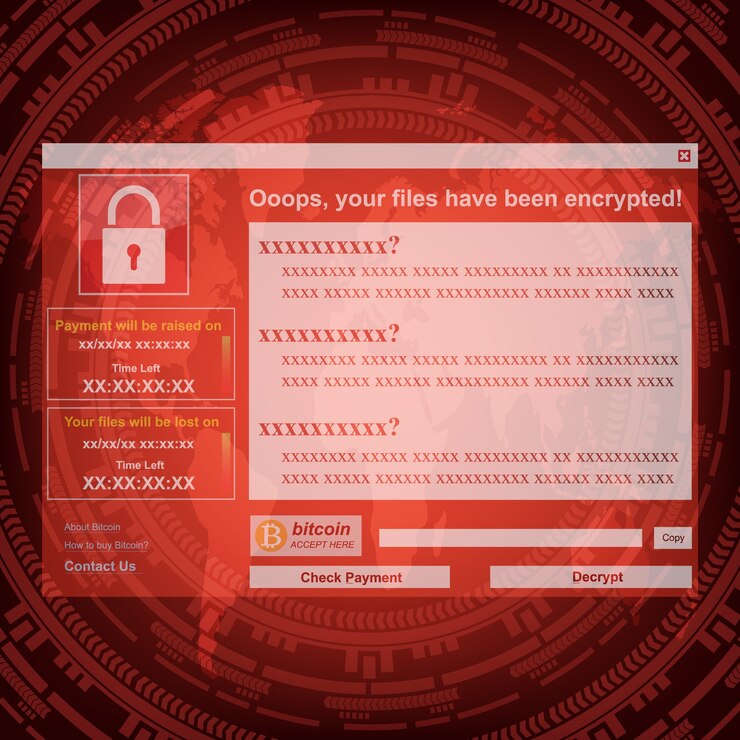 Vector virus malware ransomware