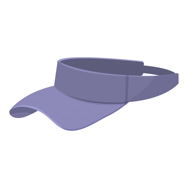 Visera solar violeta que protege de los rayos solares