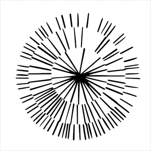 vista superior del árbol dibujo a mano dibujo de tinta arquitectónica vector