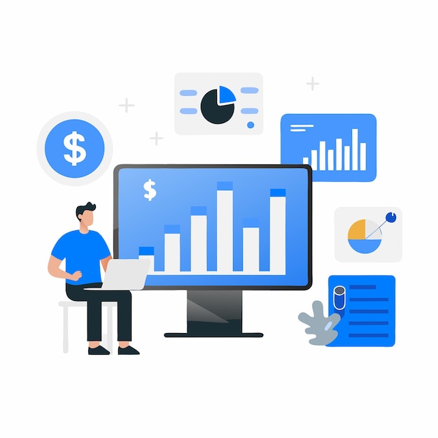 Visualización de las complejidades de los conceptos e implicaciones de los datos de gestión financiera