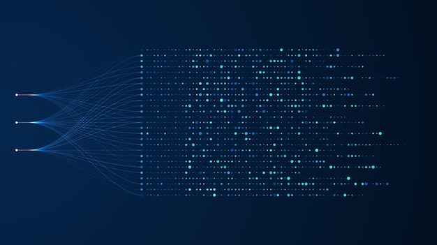 Visualización de grandes datos Análisis financiero de redes sociales de bases de datos complejas Minería de datos Antecedentes tecnológicos vectoriales Concepto de análisis de información