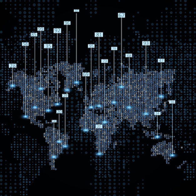 Visualización de infografías abstractas