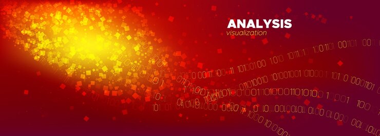 Vector visualización del movimiento de partículas de información
