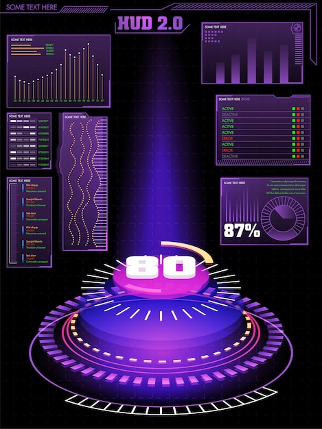 Visualización radar información conexión espacio