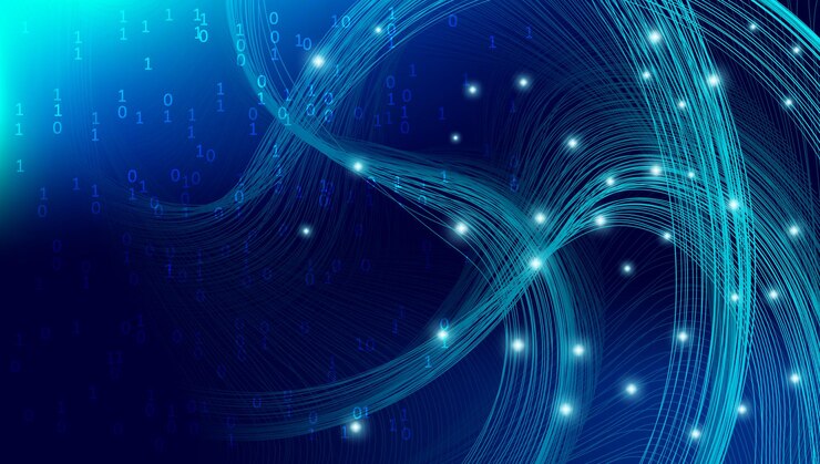 Vector visualización de servidores de big data de redes abstractas