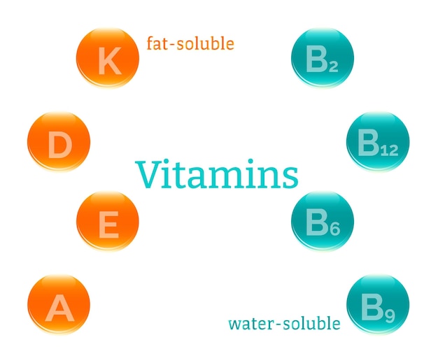 Vitaminas liposolubles e hidrosolubles