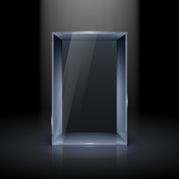Vitrina de cristal