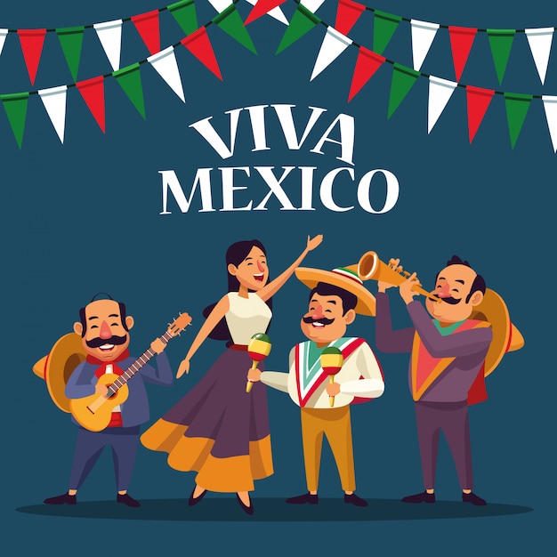 Viva mexico dibujos animados