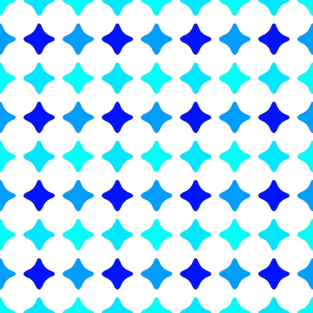 Vívido patrón repetitivo sin costuras de rombo azul y azul oscuro para papel pintado textil