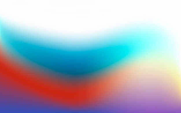 Vivo Abstracto Gradiente Desdibujado en tonos rojo azul y blanco en un fondo liso