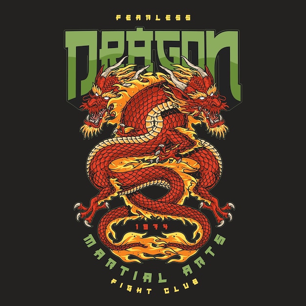 Un volante de artes marciales mixtas de colores