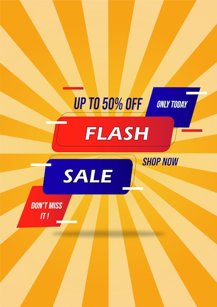 El volante de la venta Flash 55