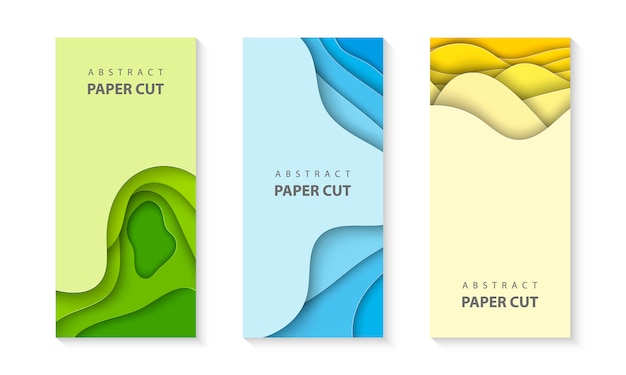 volantes con set de corte de papel colorido