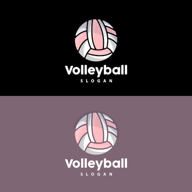 Vector voleibol logo deporte diseño simple torneo deportivo mundial vector ilustración símbolo icono