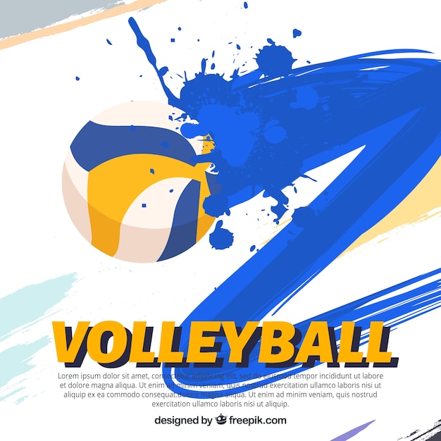 Voleibol papel pintado editable