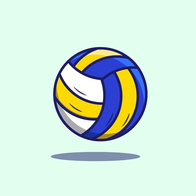 Voleibol vectorial. diseño de ilustración de deporte de voleibol