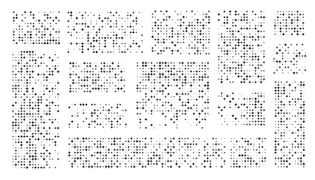 Volúmenes de estrellas de datos con análisis. Análisis abstracto de información empresarial en equipos informáticos modernos con visualización de gráficos y cuadrados vectoriales.