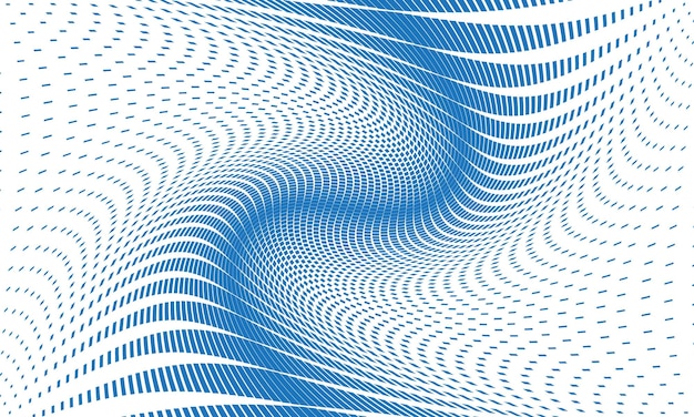 Vórtice azul abstracto