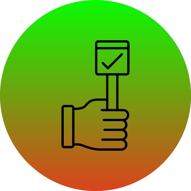 Vota por el icono Sí