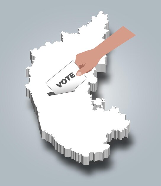 Voto decisivo en las elecciones de karnataka para el estado de