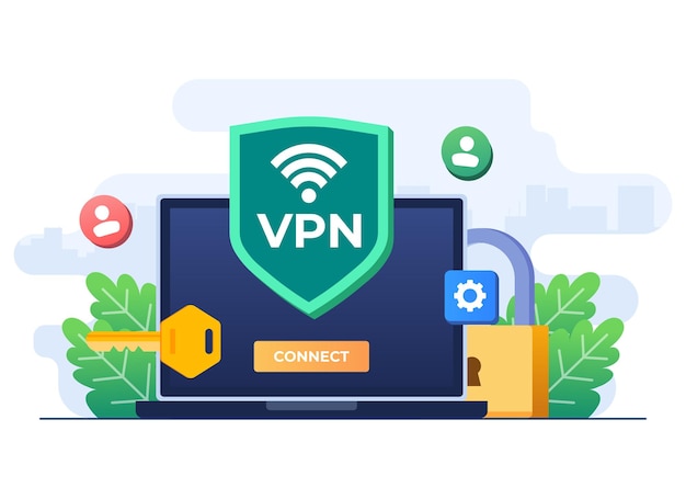 VPN para proteger los datos personales en Internet Tráfico web seguro