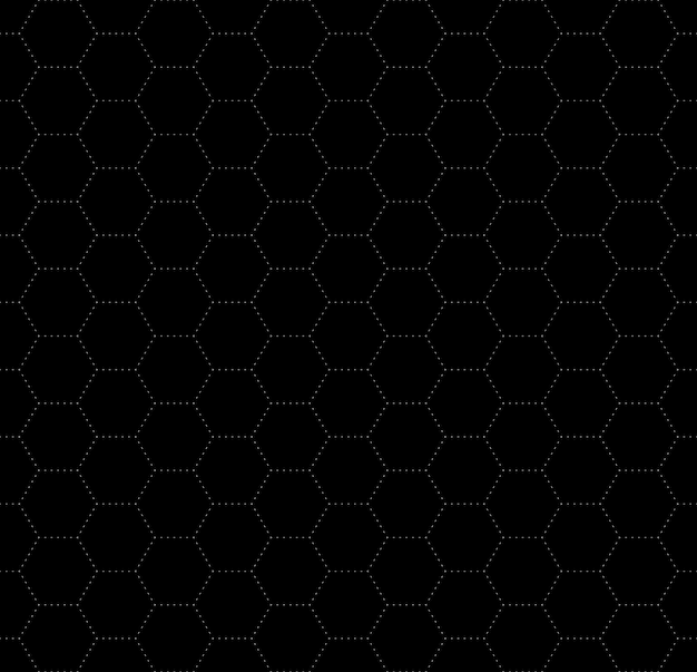 Vr hud interfaz futurista hexágonos cuadrícula hexagonal lineal cabeza hacia arriba visualización patrón sin costuras digital