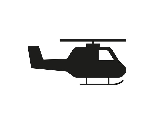 Vuela por los cielos con esta increíble ilustración de helicóptero. Con sus detalles intrincados y su representación realista, esta obra de arte vectorial captura la emoción y el entusiasmo del vuelo en helicóptero.