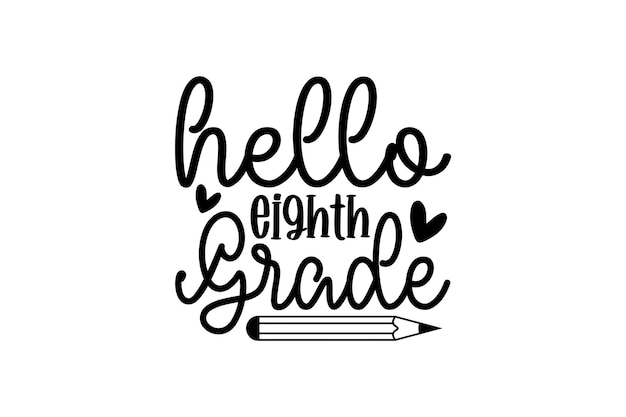 De vuelta a la escuela diseño SVG