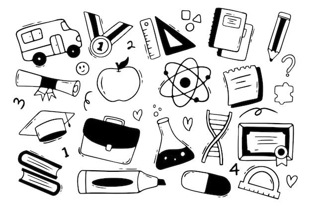 De vuelta a la escuela Doodles