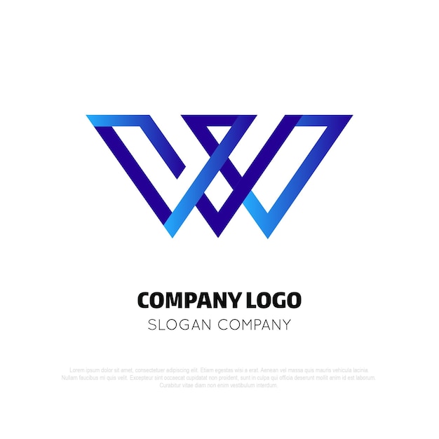 W logotipo de la empresa