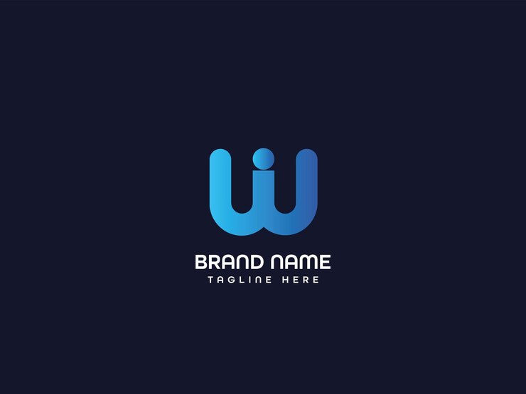 w el logotipo de la letra