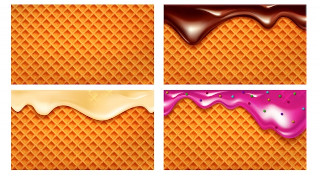 Wafer Crunchy Baked Waffle Set