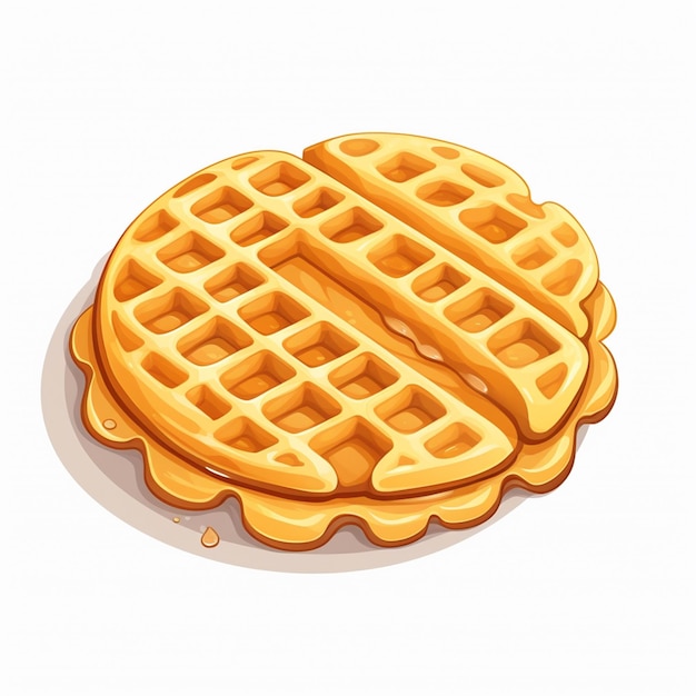 Waffle vector fondo comida wafer ilustración diseño de postre patrón gráfico textura s
