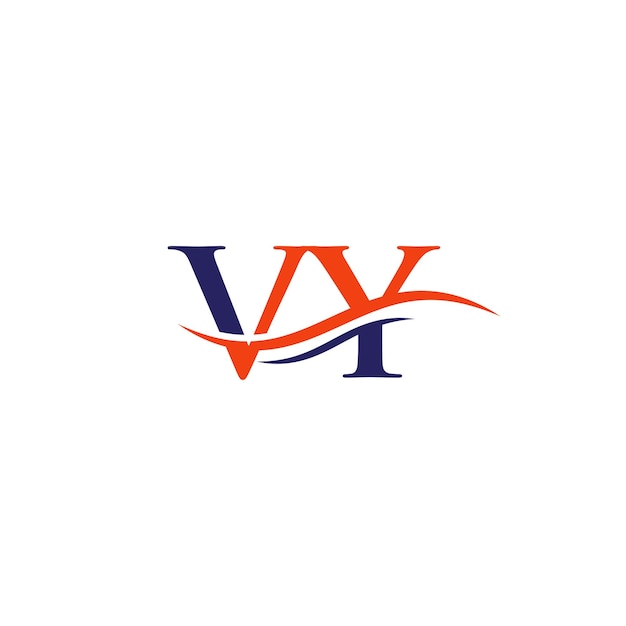Water Wave VY Logo Vector Swoosh Letter VY Logo Design para identidad empresarial y empresarial