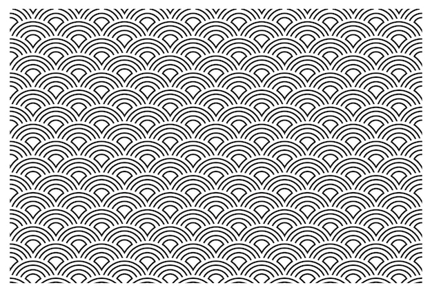 Wave pattern seamless stock illustration
