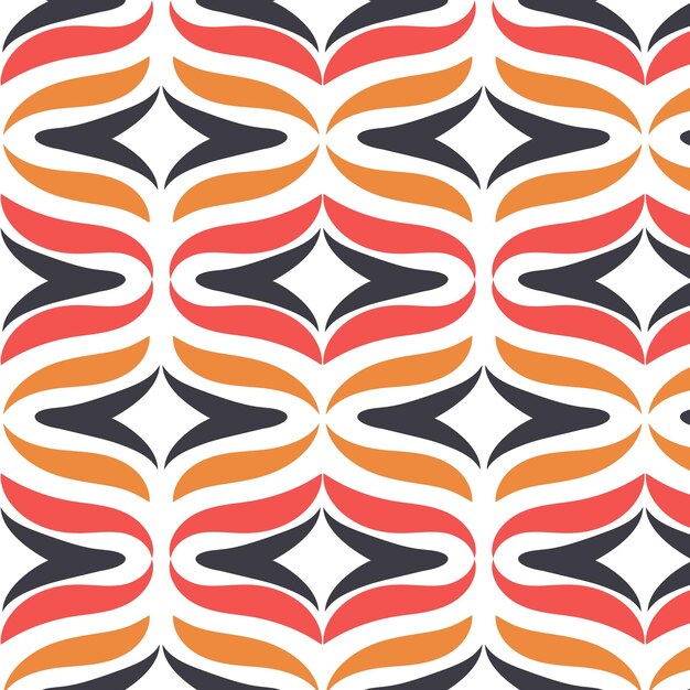 Web de moda textiles patrones y colores en el estilo de la década de 1960 papel tapiz moderno