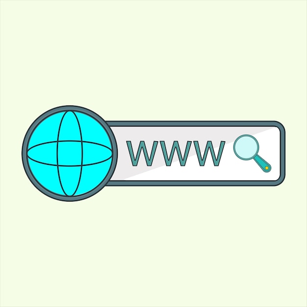 web search icon icon related to design elements suitable for web site app user interfaceselement printable etc flat icon style simple vector design editable