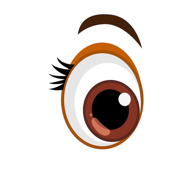 WebBig eye Icono de gran tamaño para el emoji sonrisa