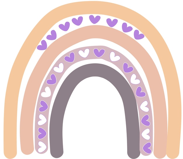 WebBoho Arco Iris Svg conjunto Lindo Arco Iris Svg