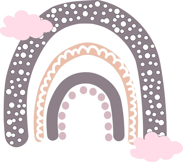 WebBoho Arco Iris Svg set Lindo Arco Iris Svg
