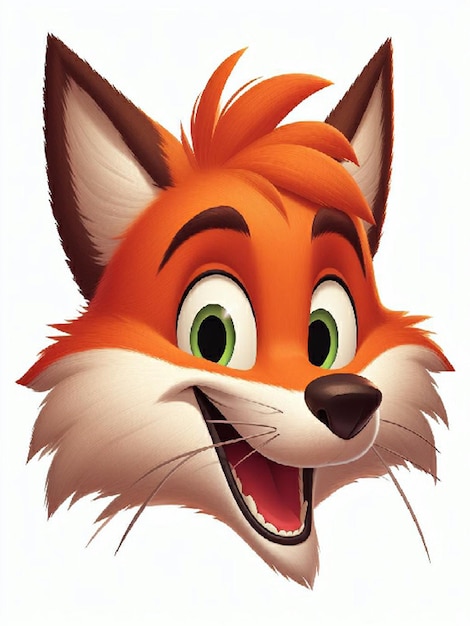 Vector whisker the wily fox 2 vector fondo blanco