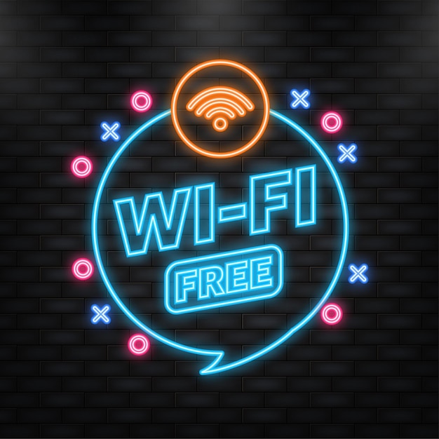 Wifi gratis Internet red 3d vector icono vector isométrico