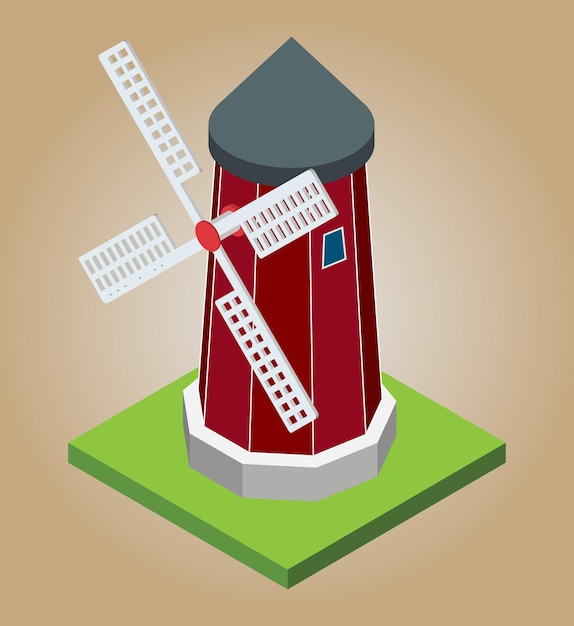 Windmill vector pro