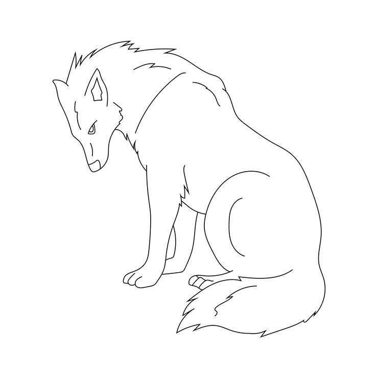 Wolf Clipart dibujos animados Animales salvajes Set de clipart para los amantes de la vida silvestre