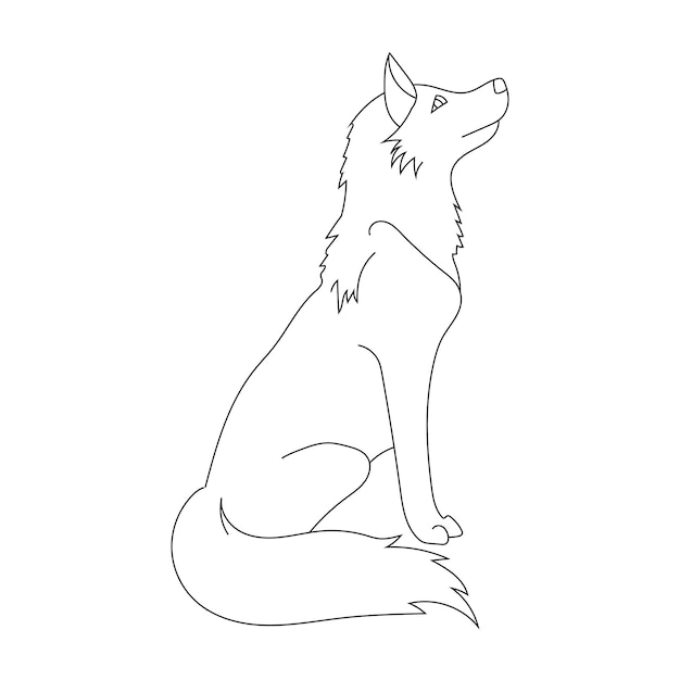 Wolf Clipart dibujos animados Animales salvajes Set de clipart para los amantes de la vida silvestre