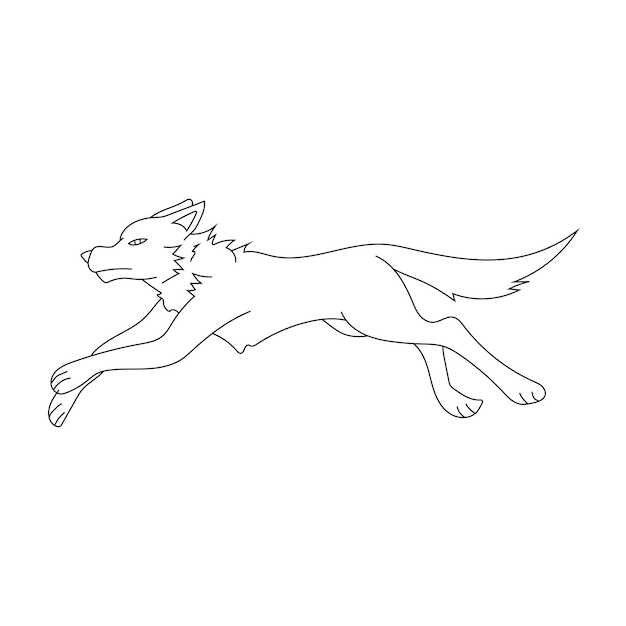 Wolf Clipart dibujos animados Animales salvajes Set de clipart para los amantes de la vida silvestre