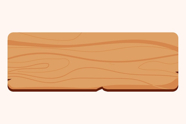 Wooden Sign Board Rectangle Vector Design
